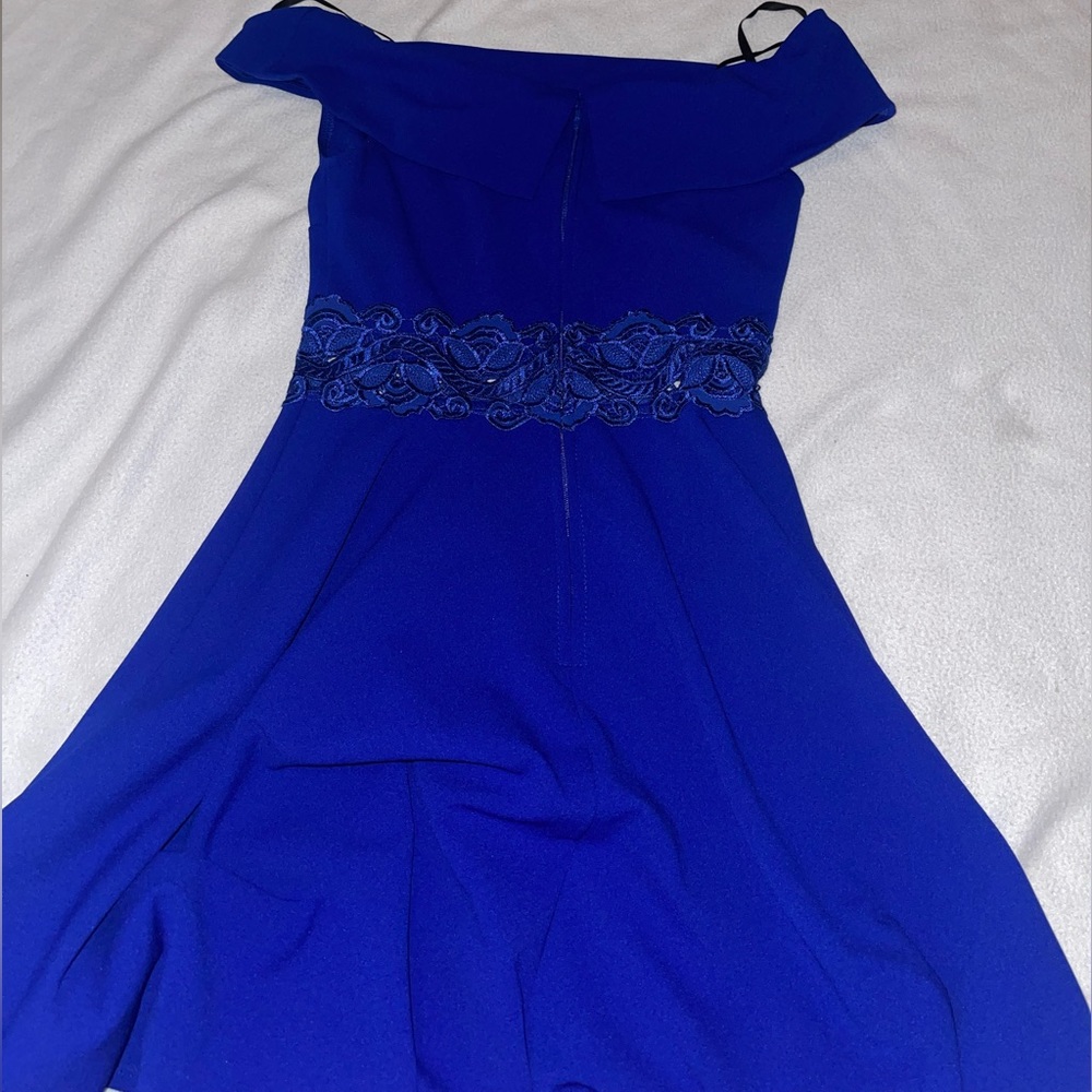 Blue homecoming dress